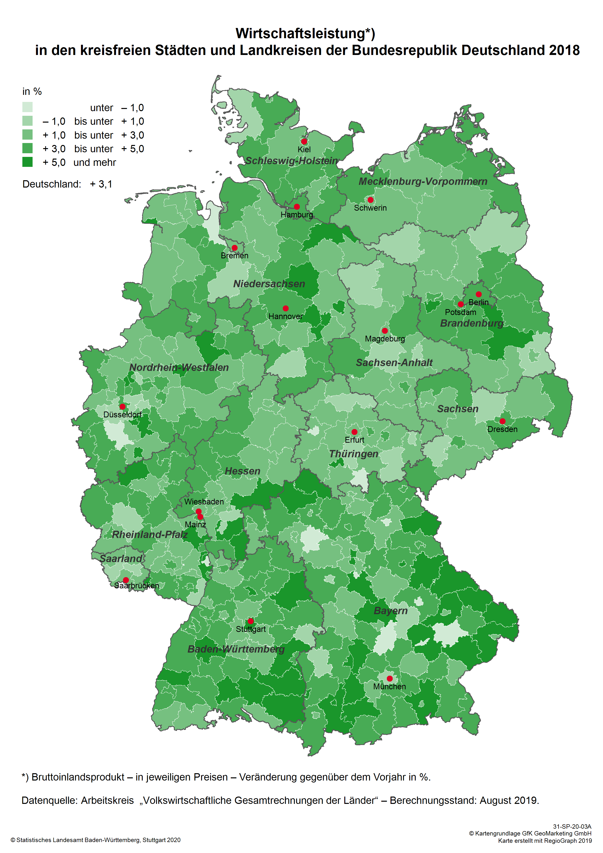 Bruttoinlandsprodukt, Bruttowertschöpfung (Kreise ...